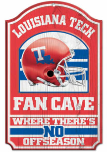 Louisiana Tech Bulldogs 11x17 Sign - Red