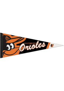 Baltimore Orioles Team Logo Pennant - Black