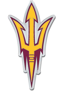 Arizona State Sun Devils Acrylic Car Emblem - Maroon