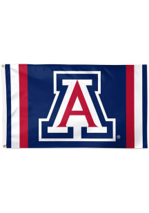 Arizona Wildcats Stripe Silk Screen Grommet Flag - Cardinal