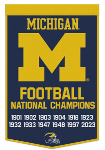 Michigan Wolverines 24x38 Celebration Banner - Blue