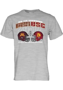 Blue 84 Minnesota Golden Gophers Grey Already Gone Beat USC Score Short Sleeve T Shirt