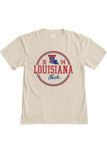 Blue 84 Louisiana Tech Bulldogs Oatmeal Tribunal Short Sleeve T Shirt