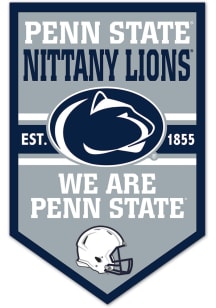 Penn State Nittany Lions Wooden Chevron Banner Sign - Blue