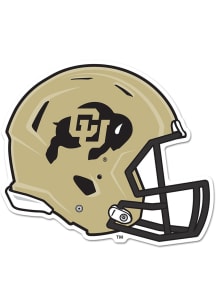 Colorado Buffaloes Wooden Helmet Sign - Silver