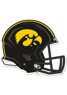 Iowa Hawkeyes Wooden Helmet Sign - Black