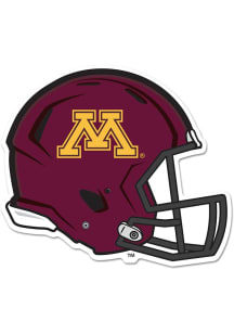 Minnesota Golden Gophers Wooden Helmet Sign - Maroon