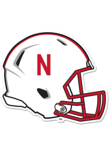 Nebraska Cornhuskers Wooden Helmet Sign - Red