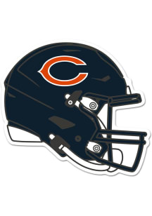 Chicago Bears Wooden Helmet Sign - Navy Blue