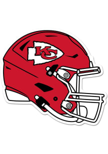 Kansas City Chiefs Wooden Helmet Sign - Red