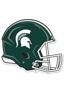 Michigan State Spartans Wooden Helmet Sign - Green