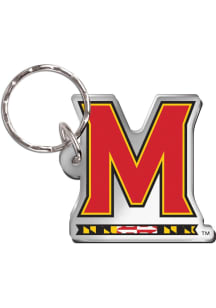Maryland Terrapins Freeform Keychain - Red