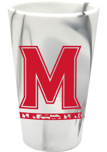 Maryland Terrapins Silicone Marble Pint Glass - Red
