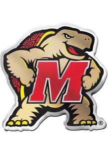 Maryland Terrapins Acrylic Car Emblem - Red