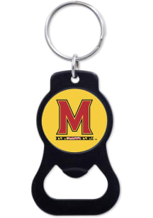 Maryland Terrapins Bottle Opener Keychain - Black
