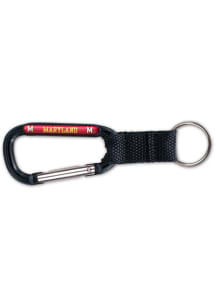 Maryland Terrapins Carabiner Keychain - Red