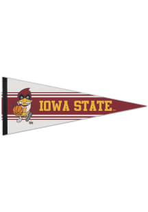 Iowa State Cyclones Vault Basketball Premium Pennant - Red
