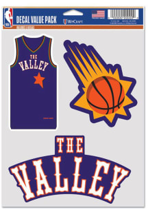 Phoenix Suns 2024 City Edition Fan Pack Auto Decal - Purple