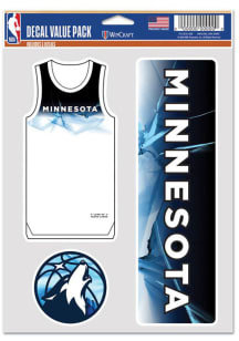 Minnesota Timberwolves 2033 City Edition Fan Pack Decal Auto Decal - Navy Blue