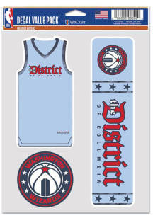 Washington Wizards 2038 City Edition Fan Pack Decal Auto Decal - Navy Blue