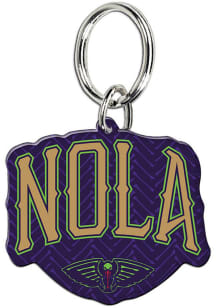 New Orleans Pelicans 2024 City Edition Premium Keychain Keychain - Navy Blue