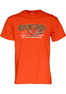 Blue 84 Bowling Green Falcons Orange Football 2024 68 Ventures Bowl Short Sleeve T Shirt