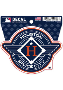 Houston Astros City Connect Clean Cut Auto Decal - Navy Blue