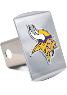 Minnesota Vikings Full Color Metal Emblem Design Car Accessory Hitch Cover