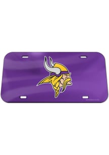 Minnesota Vikings Purple Acrylic Design Car Accessory License Plate