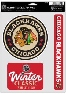 Chicago Blackhawks 2025 Winter Classic Auto Decal - Red