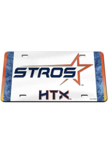 Houston Astros Navy Blue City Connect Metallic Car Accessory License Plate