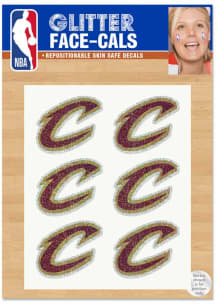 Cleveland Cavaliers 6 Pack Glitter Tattoo