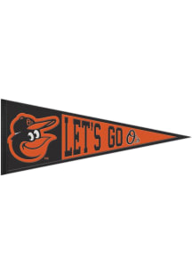 Baltimore Orioles 13x32 Slogan Pennant - Black