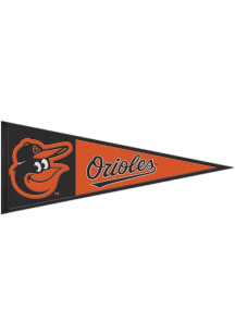 Baltimore Orioles 13x32 Primary Logo Pennant - Black