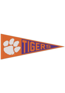 Clemson Tigers Wool Pennant - Orange