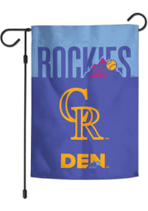 Colorado Rockies City Connect 12x18 Garden Flag - Purple
