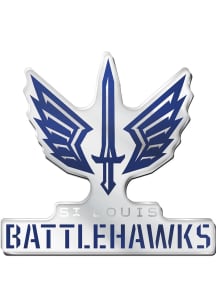 St Louis Battlehawks Logo Acrylic Car Emblem - Blue