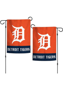 Detroit Tigers 12x18 Applique Garden Flag - Orange