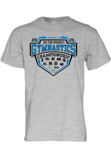 Blue 84 Big Ten Grey 2025 Big Ten Gymnastics Tournament Short Sleeve T Shirt