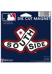 Chicago White Sox City Connect 5x5.25 Die Cut Magnet