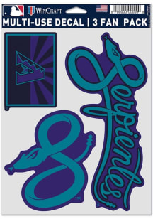 Arizona Diamondbacks City Connect 3pk Auto Decal - Maroon