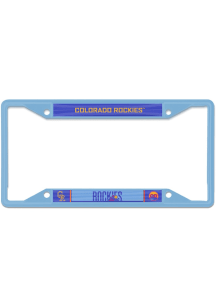 Colorado Rockies City Connect License Plate Frame - Purple