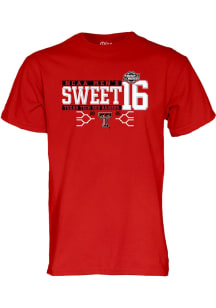 Blue 84 Texas Tech Red Raiders Red MBB Sweet 16 2025 Short Sleeve T Shirt