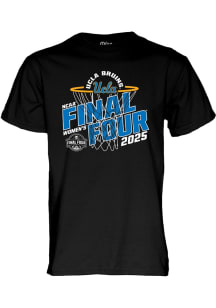 Blue 84 UCLA Bruins Black 2025 NCAA Womens Basketball Final Four Short Sleeve T Shirt