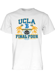 Blue 84 UCLA Bruins White 2025 NCAA Womens Basketball Final Four Short Sleeve T Shirt