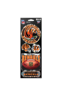 Cincinnati Bengals Prismatic Stickers - Orange