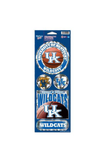Kentucky Wildcats Prismatic Stickers - Blue