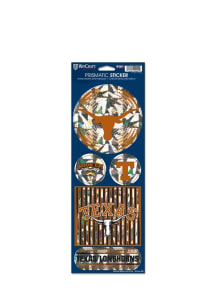 Texas Longhorns Prismatic Stickers - Burnt Orange