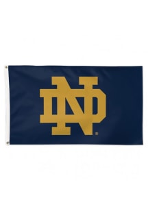 Notre Dame Fighting Irish Deluxe Grommet Silk Screen Grommet Flag - Blue