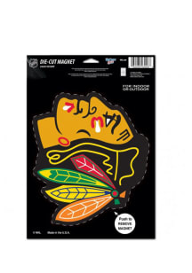 Chicago Blackhawks Team Logo Car Magnet - Red